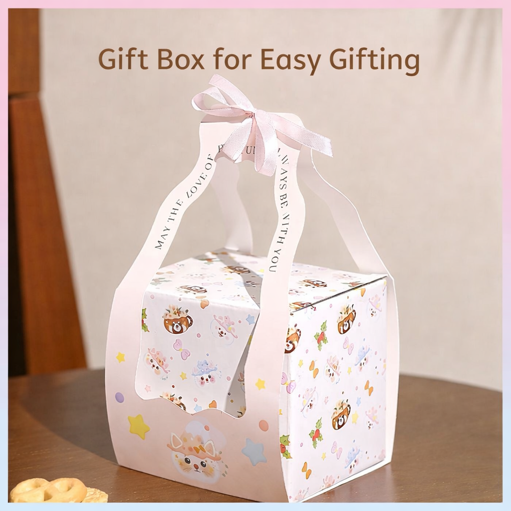 Cute Cat Ceramic Mug with Lid – 450ml Kawaii Coffee Cup | MeetU Home