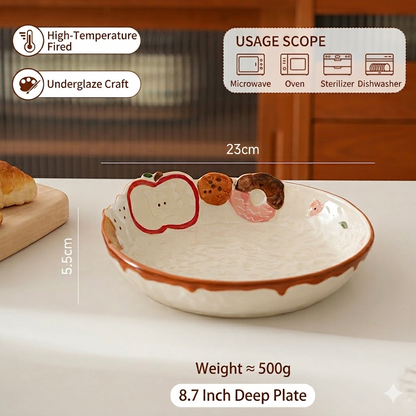 Apple Sundae Ceramic Tableware Collection | MeetU Home