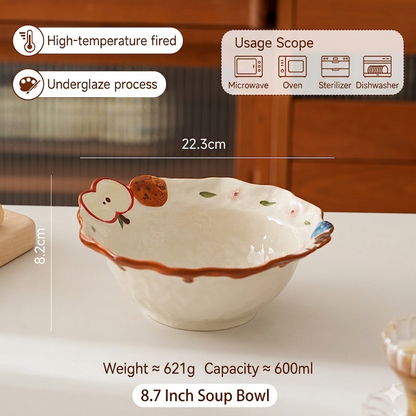 Apple Sundae Ceramic Tableware Collection | MeetU Home